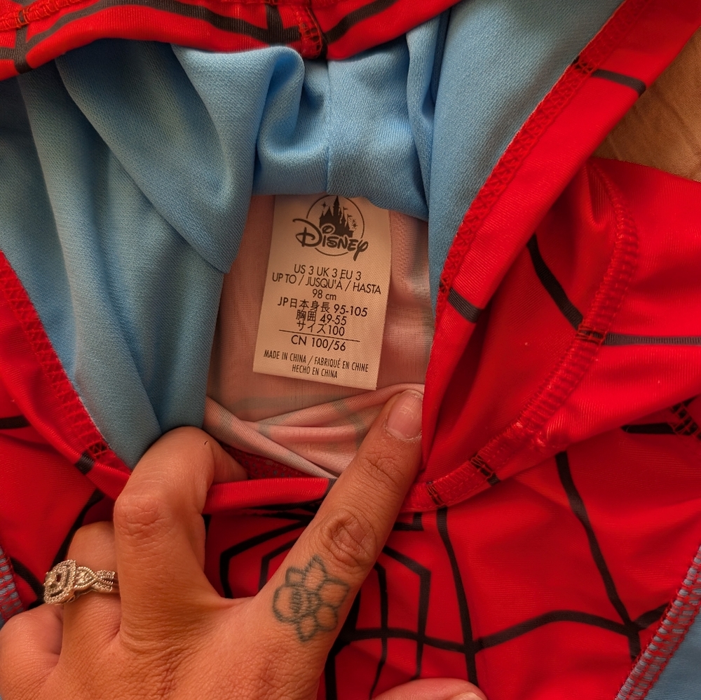 Spider-Man Swim Wear Top - Picture 2 of 2